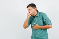 Inhaling smoke can cause coughing. (Image via Freepik/8photo)